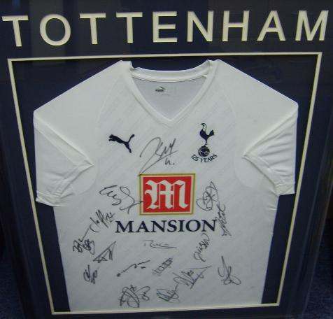 Tottenham signed 2007-2008 shirt