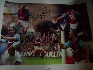 Paolo Di Canio signed montage