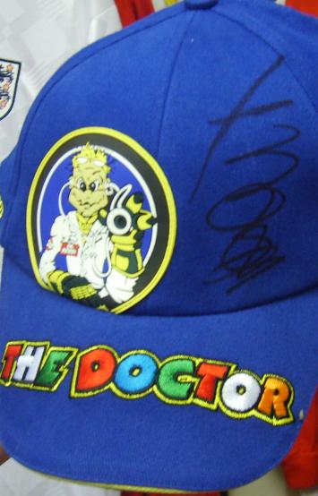  Valentino Rossi signed baseball cap