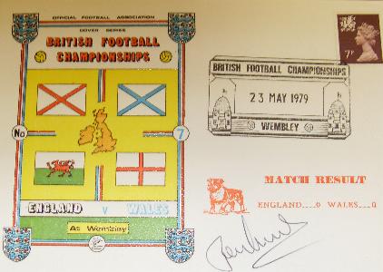 Tony Currie signed 1st day cover