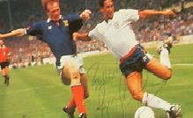 Gary Lineker signed action image