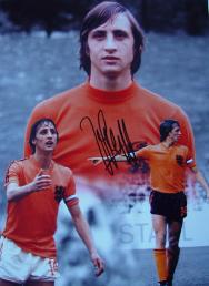 Cruyff signed photo