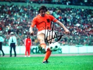 Johann Cruyff signed picture