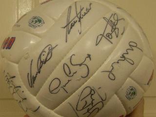 Multi signed England football approx 25 sigs