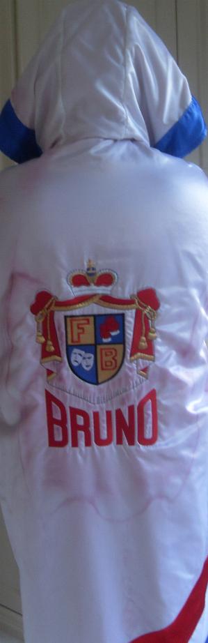 Frank Bruno actual worn boxing Robe