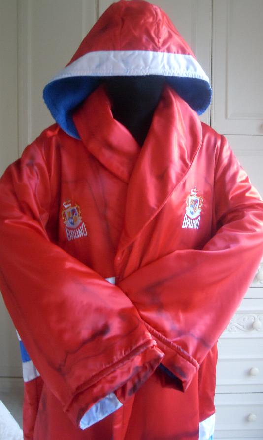 Frank Bruno worn boxing robe