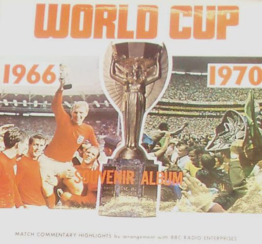 Album of  commentries from 1966 &1970 world cup signed by 9