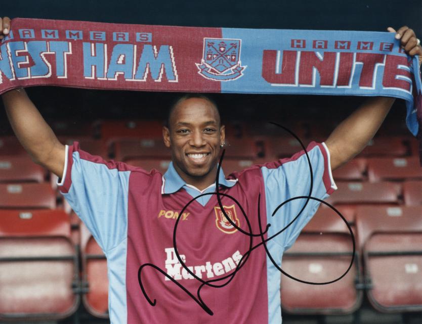 Ian Wright Wright Wright in West Ham colours