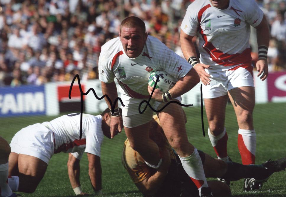 Phil Vickery signed photo