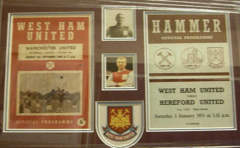 Bobby Moore's 1st and last West Ham games