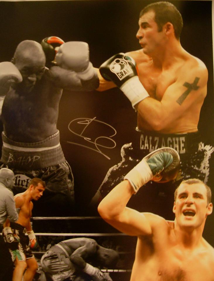 Joe Calzaghe signed ltd edition print