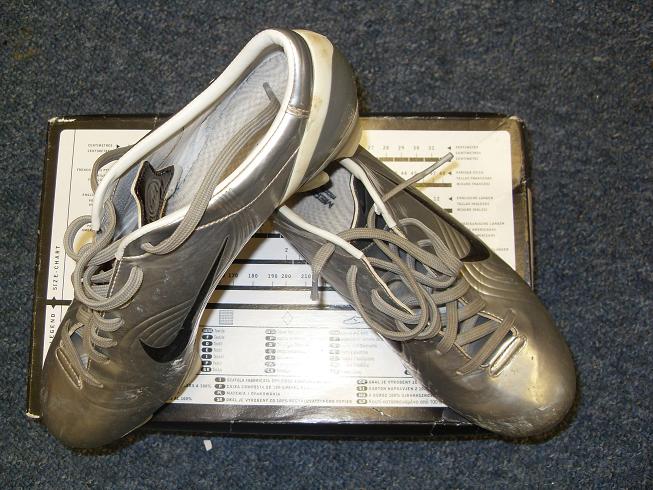 Ian Wrights last worn at Highbury boots 