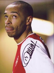 Thierry Henry Signed Photo - 2 save 40