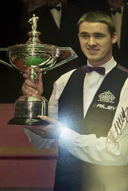 Stephen Hendry signed photo