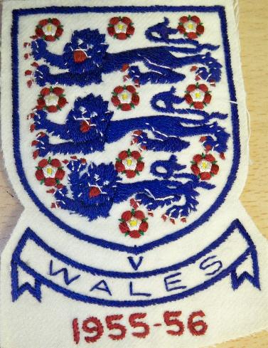 Original England  Shirt Badge from shirt worn by Don Revie