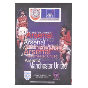 Arsenal v Manchester United, Charity Shield Final, 1998