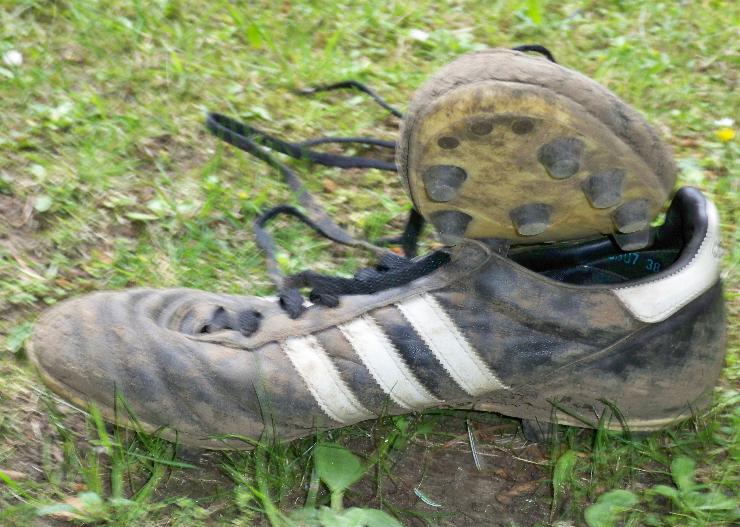Geoff Hurst actual worn boots