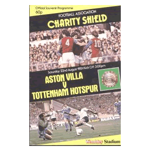 Aston Villa v Tottenham Hotspur, FA Charity Shield 1981 programme