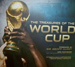 The Treasures of the World Cup 2010  with signature from Geoff Hurst and Martin Peters 3 left