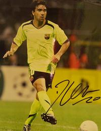 In Barcelona colours Deco signed photo 10X8