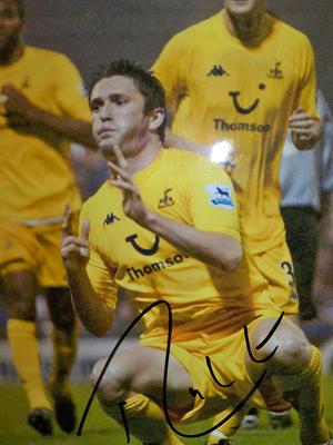 Robbie Keene signed Tottenham photo