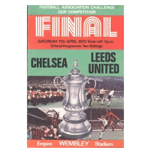 Chelsea v Leeds United FA Cup Final 1970 programme.