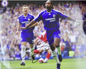 Didier Drogba signed photo