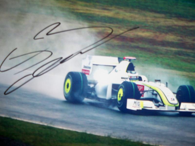 Jenson Button signed presentation