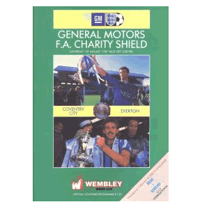 Coventry City v Everton, FA Charity Shield 1987 programme