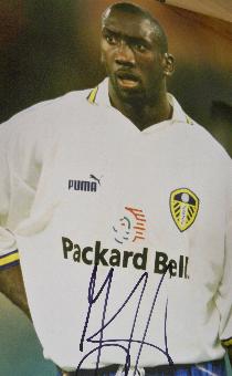 Jimmy Floyd Hasselbaink signed picture