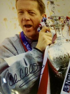 Alan Curbishley signed photo