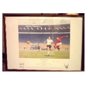 Sir Geoff Hurst Hatrick Print