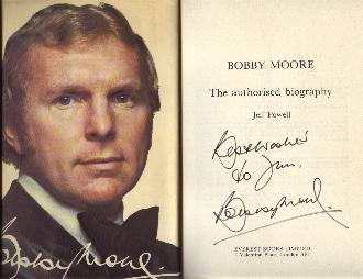 Bobby Moore Signed Book 