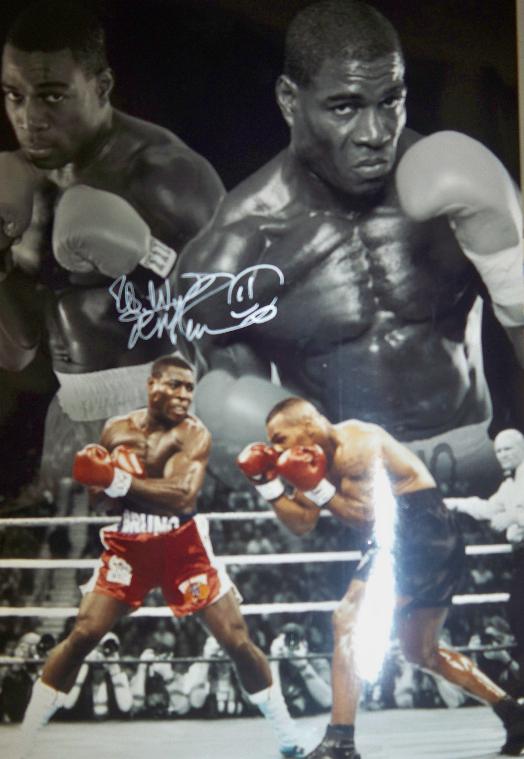 Frank Bruno new montage image signed 