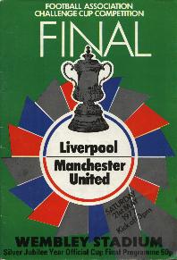 Zebra 1977 FA Cup Final Liverpool v Manchester United Original Programme