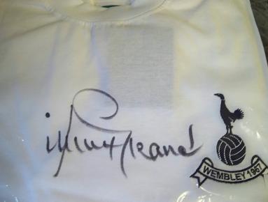 Jimmy Greaves signed Tottenham FA cup 1967 shirt
