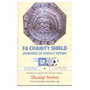 Everton v Liverpool, FA Charity Shield 1984 