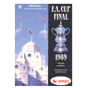 Everton v Liverpool,FA Cup Final 1989  programme.