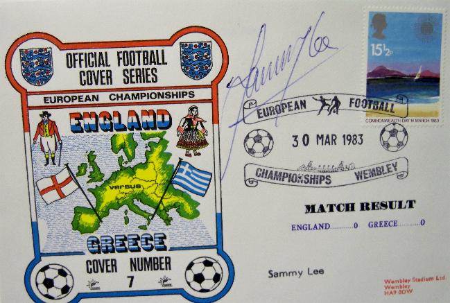 Sammy Nelson signed first day cover