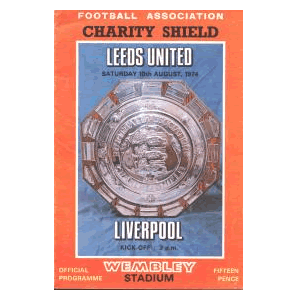 Leeds United v Liverpool, FA Charity Shield 1974 programme