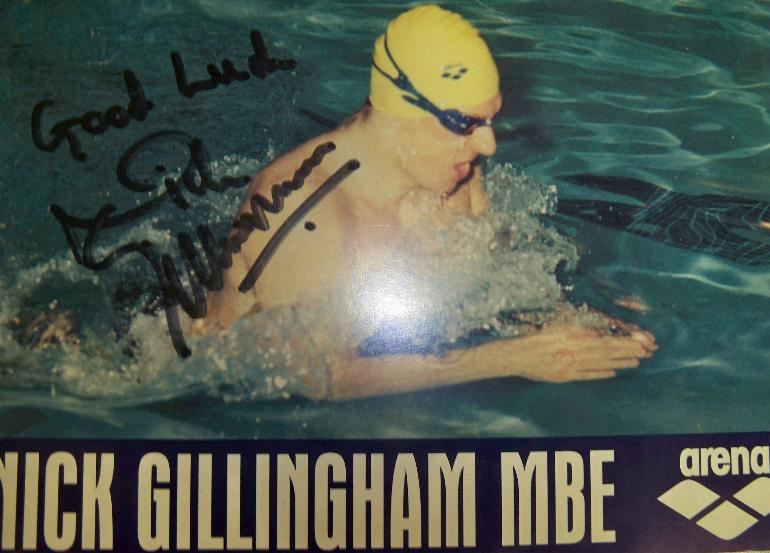 Nick Gillingham signed photocard