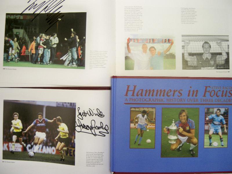 Hammer in focus multi signed book 14 signatures