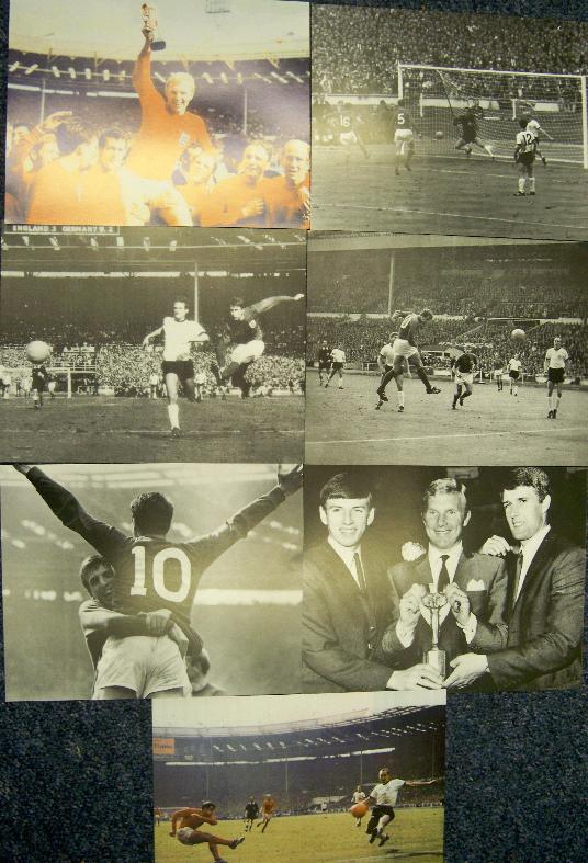 Set of  7 images 1966 World Cup final bargain  