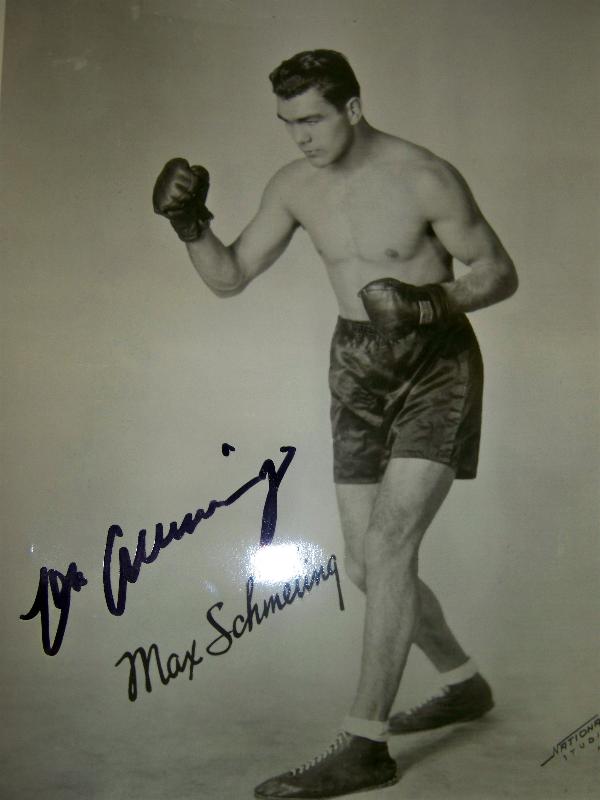 Max Schmeling signed photo discounted by 