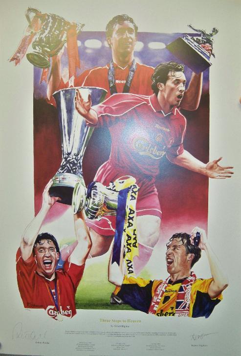 Robbie Fowler Liverpool signed large print
