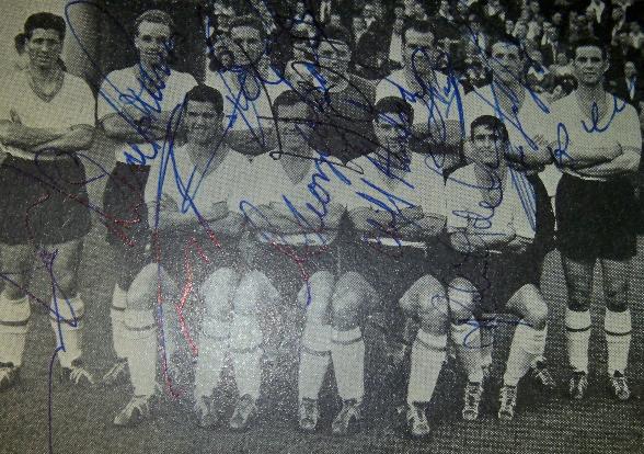 Southampton 1950's/1960's  signed by 10 rare