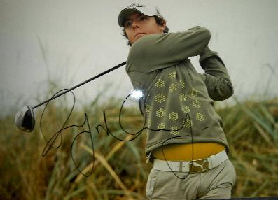 Rory McIlroy signed action photo2.