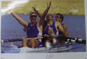 Matthew Pinset Olympic Rower signed photo 