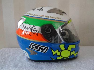 Valentino Rossi  signed helmet