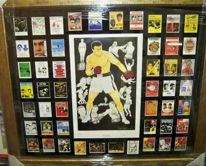 Muhammad Ali signed presentation with fight programmes discounted 700